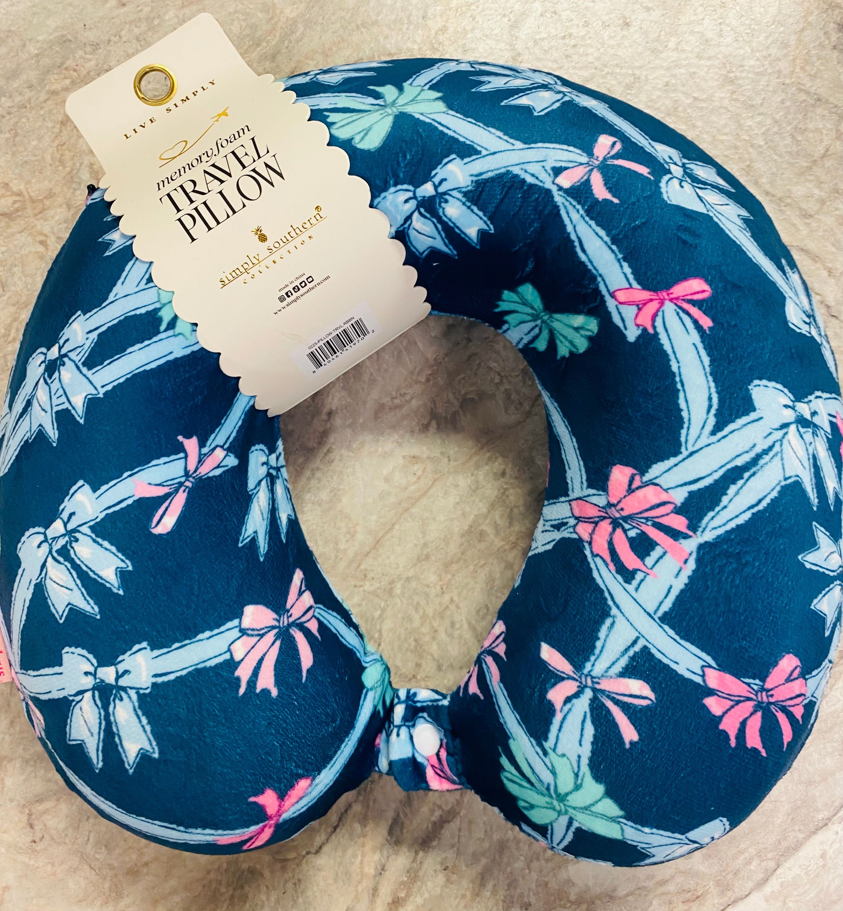 Simply Southern Bow Travel Pillow