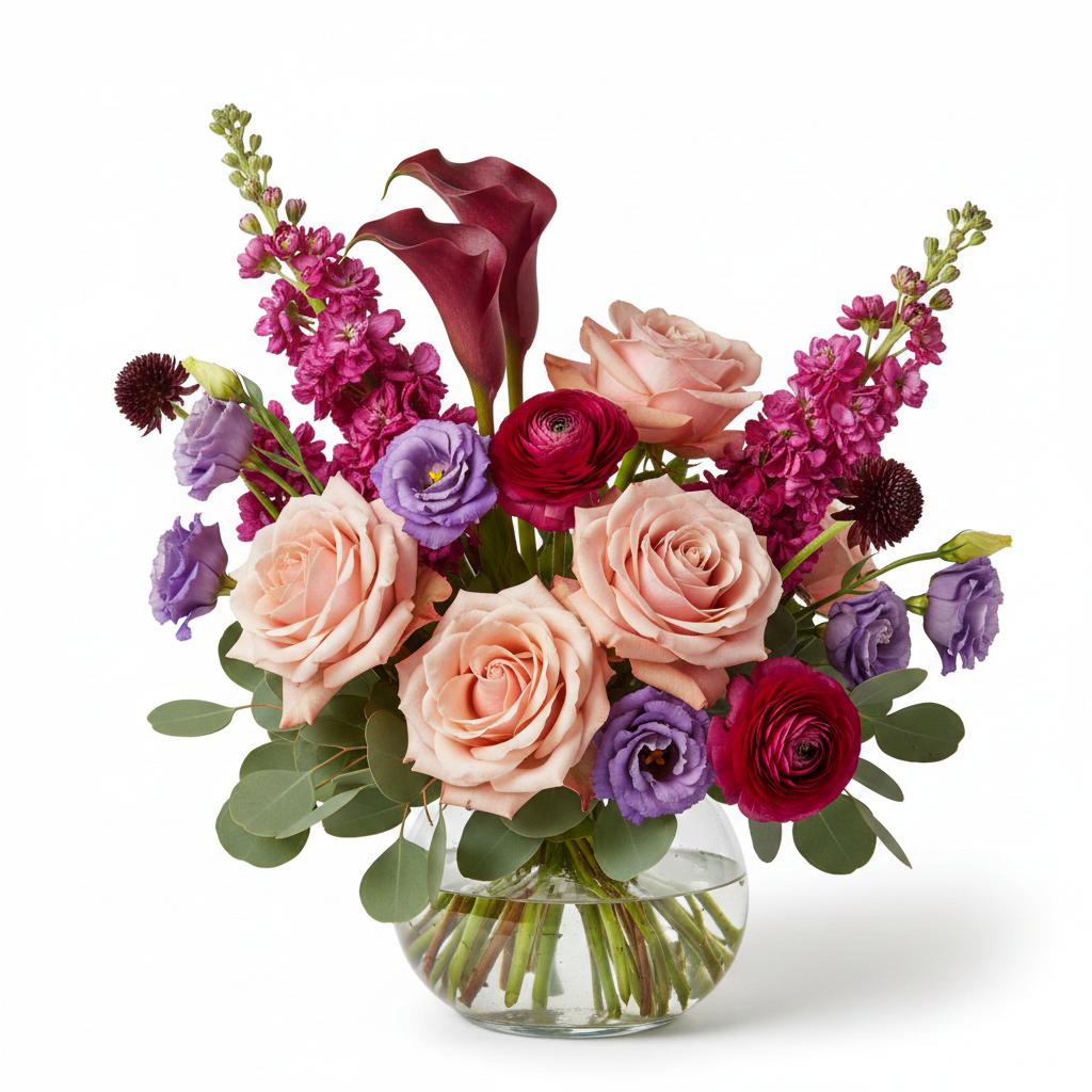 Plum & Blush Elegance Plum & Blush Elegance